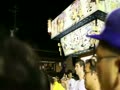 土師祭2013　鷲宮商工会会長挨拶と事務局長胴上げ