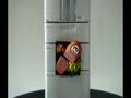 Ham Fridge Magnet on Miniature Refrigerator Ham